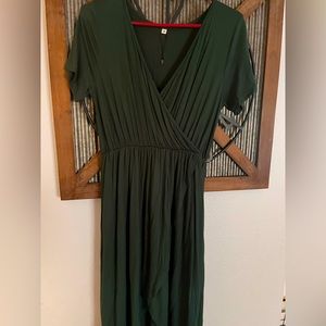 Adorable medium length casual dress.